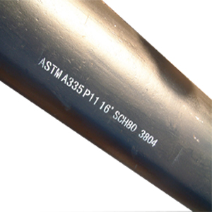 ASTM A335 P11 Seamless Alloy Steel Pipe, Sch80, 16 inch